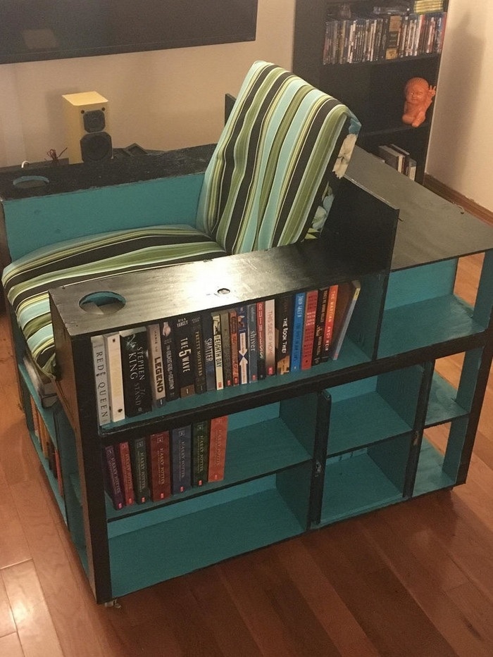 Best ideas about DIY Bookshelf Chair
. Save or Pin How to build a biblio chair – Your Projects OBN Now.