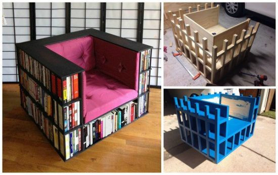 Best ideas about DIY Bookshelf Chair
. Save or Pin Bookshelf Chair Plans Watch The Video Instructions Now.
