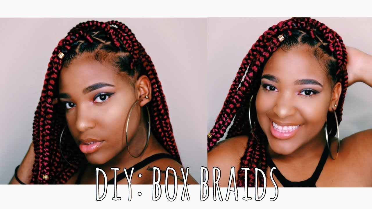 Best ideas about DIY Box Braids
. Save or Pin DIY Box Braids Rubber Band Method Now.