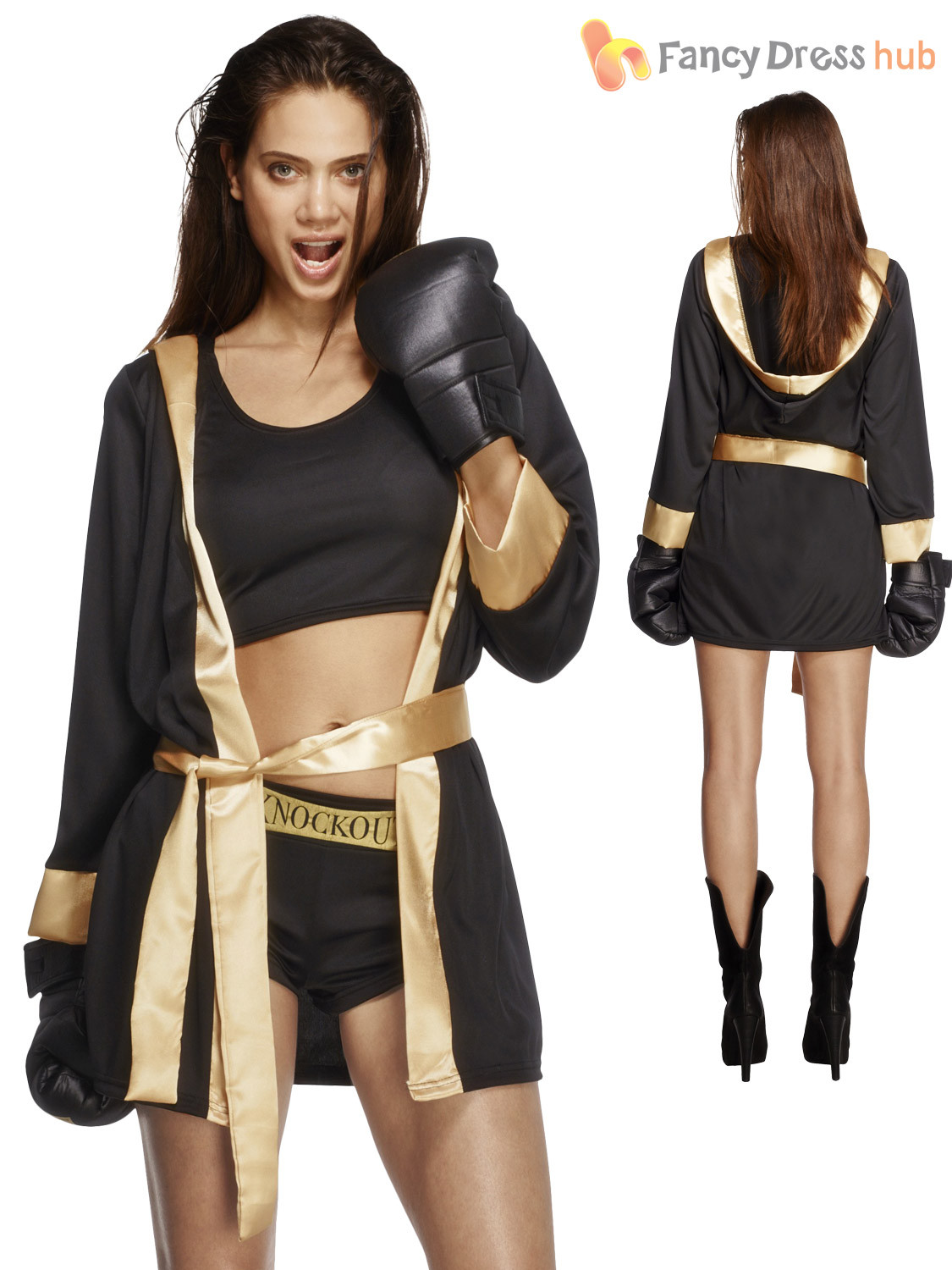 Best ideas about DIY Boxing Costume
. Save or Pin La s Fever Knockout Boxing Fancy Dress Costume Womens Now.