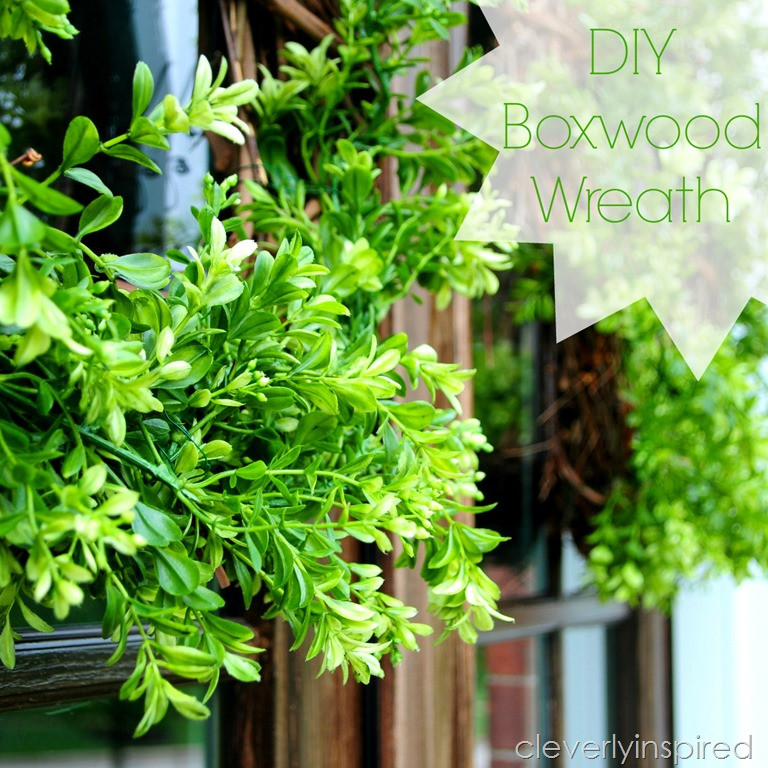 Best ideas about DIY Boxwood Wreath
. Save or Pin DIY Boxwood Wreath Cleverly Inspired Now.