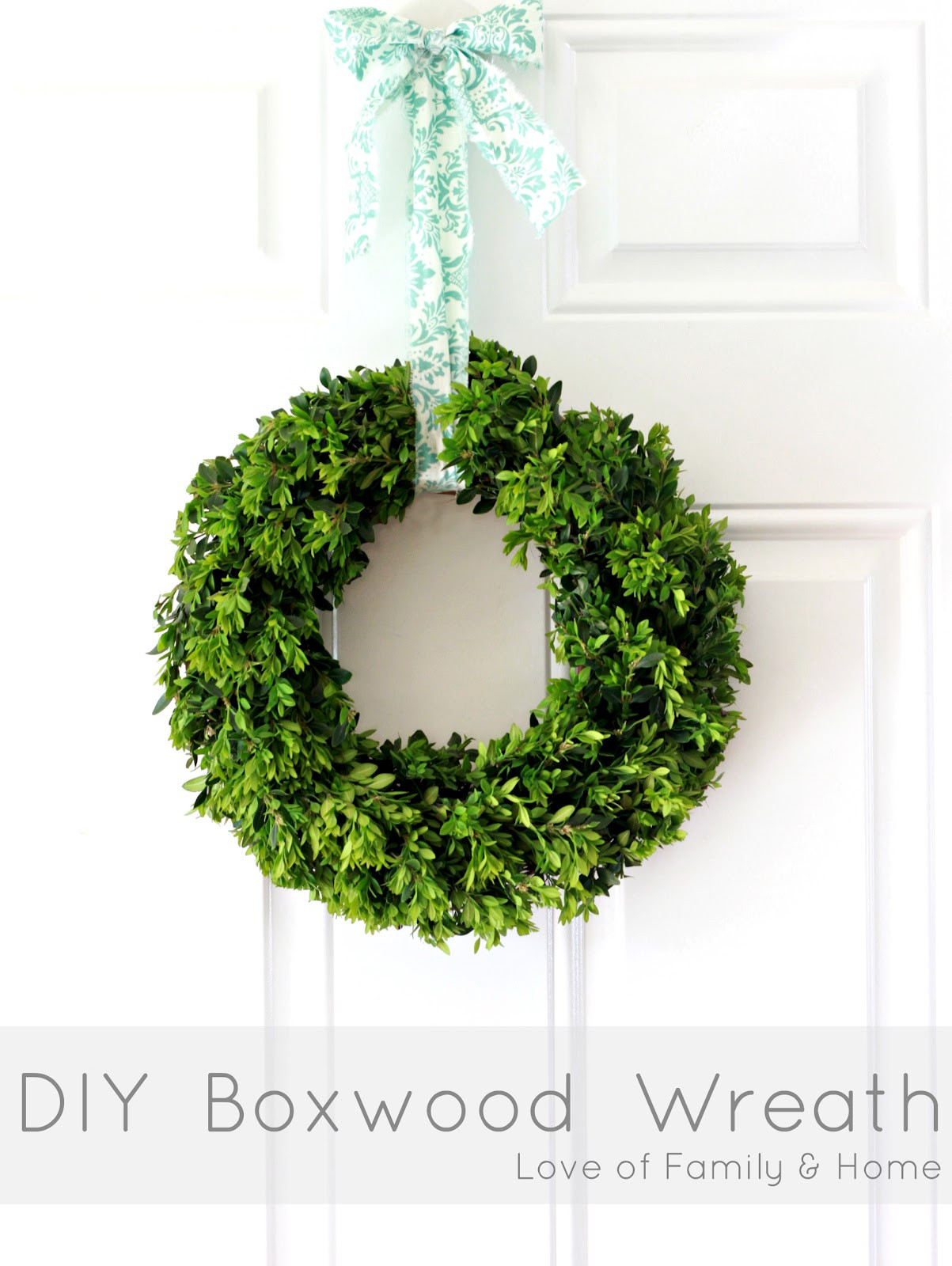 Best ideas about DIY Boxwood Wreath
. Save or Pin How To Make A Boxwood Wreath Love of Family & Home Now.
