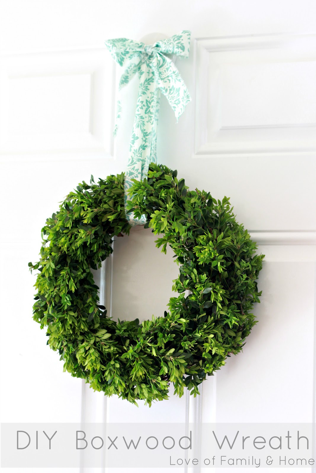 Best ideas about DIY Boxwood Wreath
. Save or Pin How To Make A Boxwood Wreath Love of Family & Home Now.