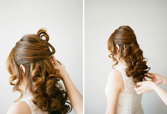 Best ideas about DIY Bridal Hair
. Save or Pin 3 style wedding hair DIY tutorial Now.