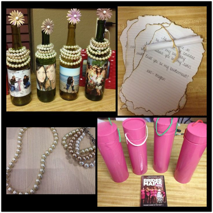 Best ideas about DIY Bridesmaid Gifts
. Save or Pin Bridesmaid ts DIY Message in a bottle DIY Now.