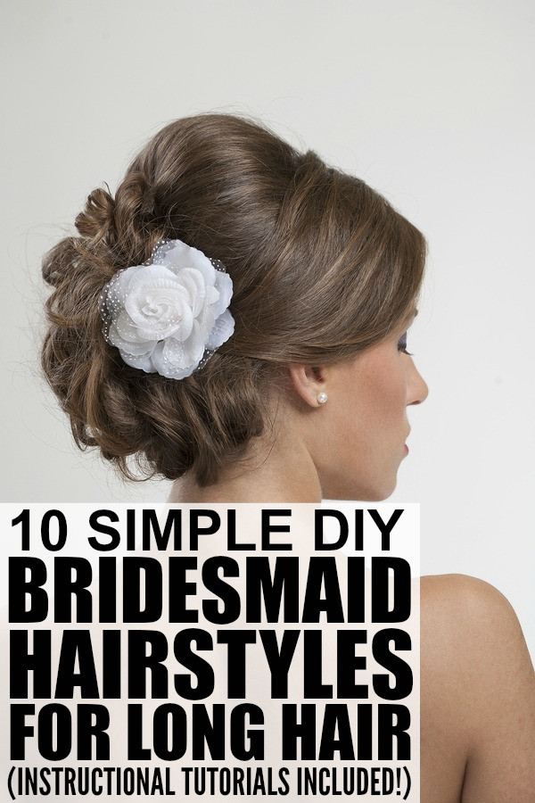 Best ideas about DIY Bridesmaid Hair
. Save or Pin 10 bridesmaid hairstyles for long hair Now.