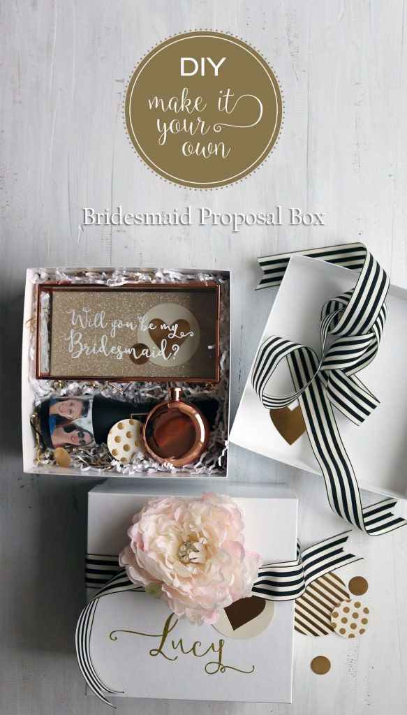 Best ideas about DIY Bridesmaid Proposal Box
. Save or Pin DIY Bridesmaid Proposal Boxes The Details Weddingstar Blog Now.