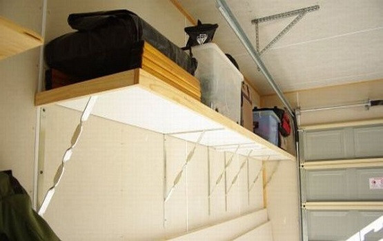 Best ideas about DIY Building An Overhead Garage Storage Shelf
. Save or Pin Overhead Garage Storage Racks to Over e The Clutter Now.