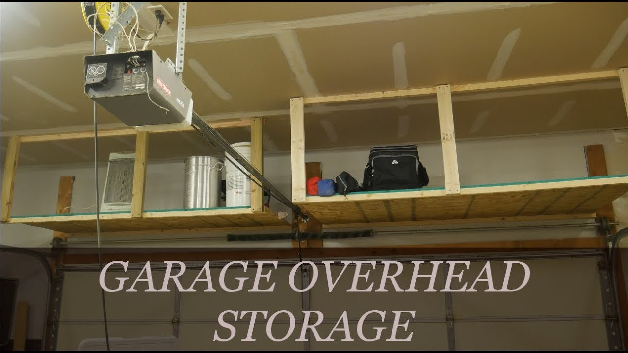 Best ideas about DIY Building An Overhead Garage Storage Shelf
. Save or Pin Easy DIY Overhead Garage Storage Rack Now.