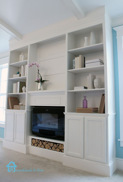 Best ideas about DIY Built In Bookcase Around Fireplace
. Save or Pin Ana White Now.