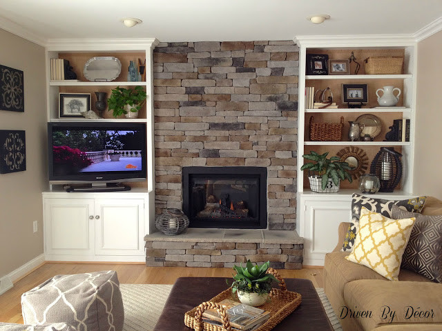 Best ideas about DIY Built In Bookcase Around Fireplace
. Save or Pin Transforming a Fireplace and Built in Bookcases Now.