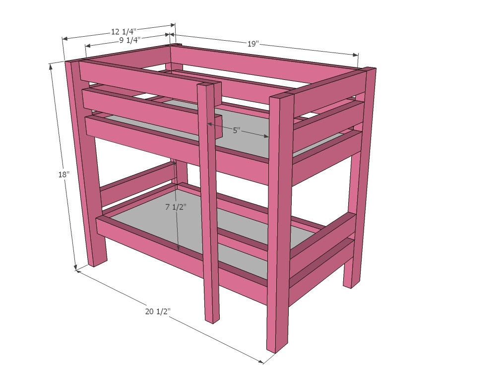 Best ideas about DIY Bunk Bed Plans
. Save or Pin Doll Bunk Bed Plans Now.