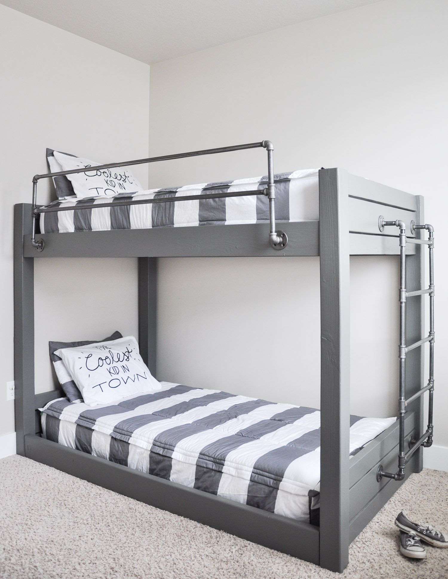 Best ideas about DIY Bunk Bed Plans
. Save or Pin DIY Industrial Bunk Bed Free Plans JWB Now.