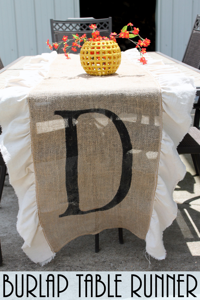 Best ideas about DIY Burlap Table Runners
. Save or Pin DIY Burlap Table Runner The Country Chic Cottage Now.