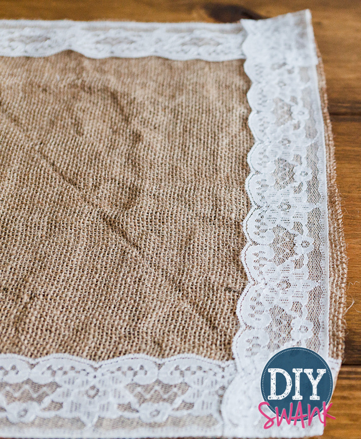 Best ideas about DIY Burlap Table Runners
. Save or Pin DIY Burlap and Lace Table Runner Tutorial Now.