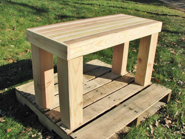 Best ideas about DIY Butcher Block Workbench
. Save or Pin DIY Pallet Wood Bench Side Table Now.