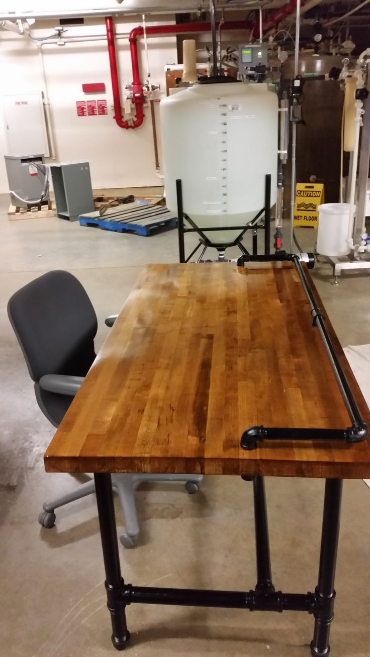 Best ideas about DIY Butcher Block Workbench
. Save or Pin Best 25 Pipe desk ideas on Pinterest Now.