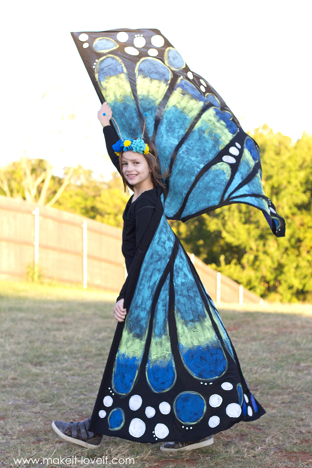 Best ideas about DIY Butterfly Costume
. Save or Pin Make a LARGE WING BUTTERFLY Costume Now.