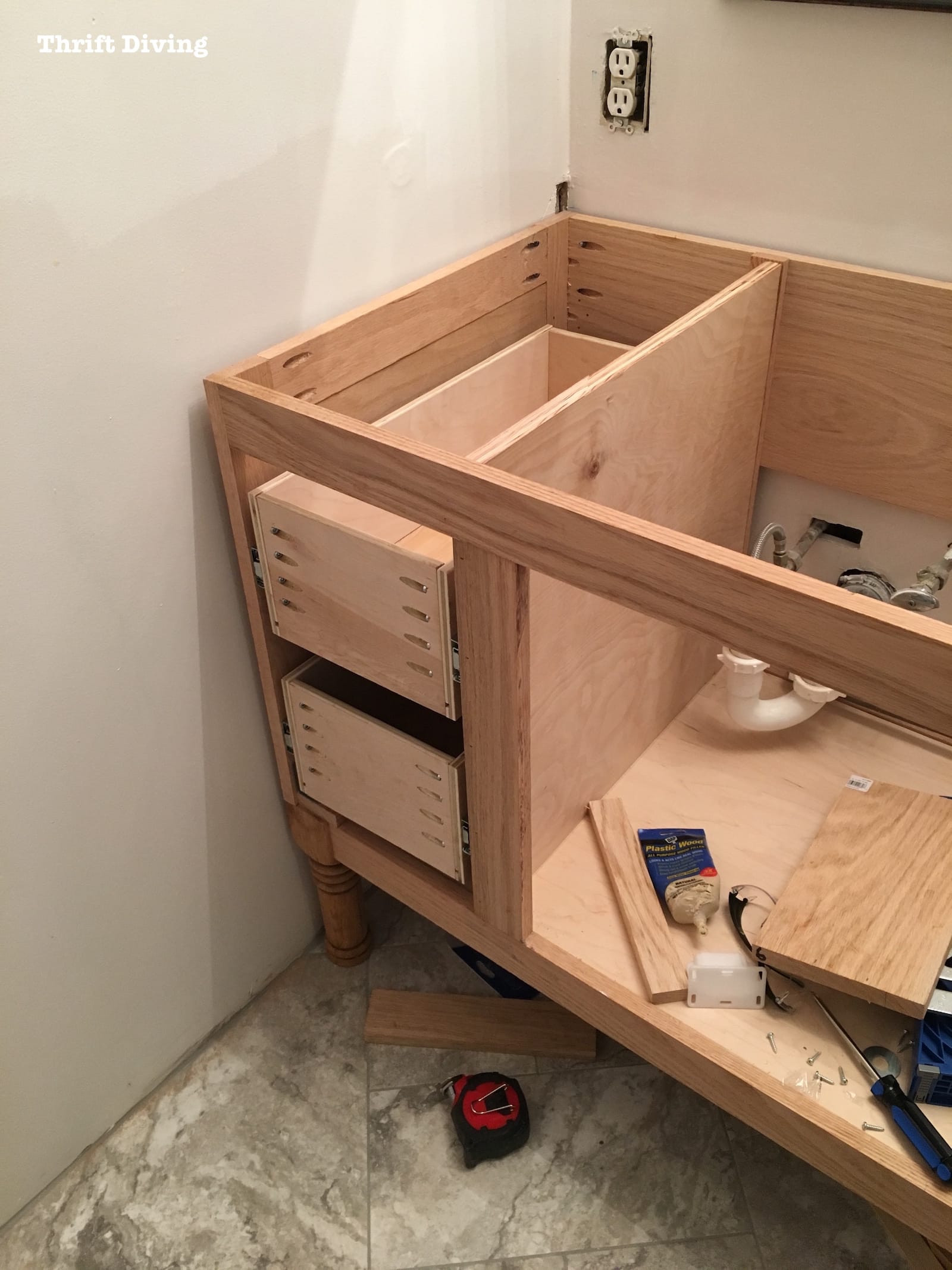 Best ideas about DIY Cabinet Drawer
. Save or Pin Build a DIY Bathroom Vanity Part 4 Making the Drawers Now.