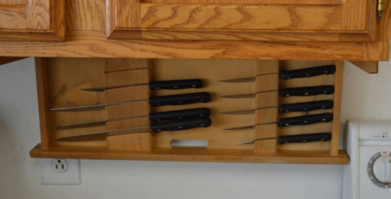 Best ideas about DIY Cabinet Drawer
. Save or Pin Clever Ideas For Storing Your Kitchen Knives Now.