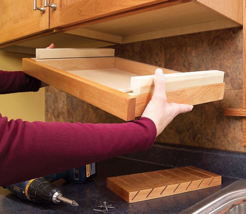 Best ideas about DIY Cabinet Drawer
. Save or Pin Clever Ideas For Storing Your Kitchen Knives Now.
