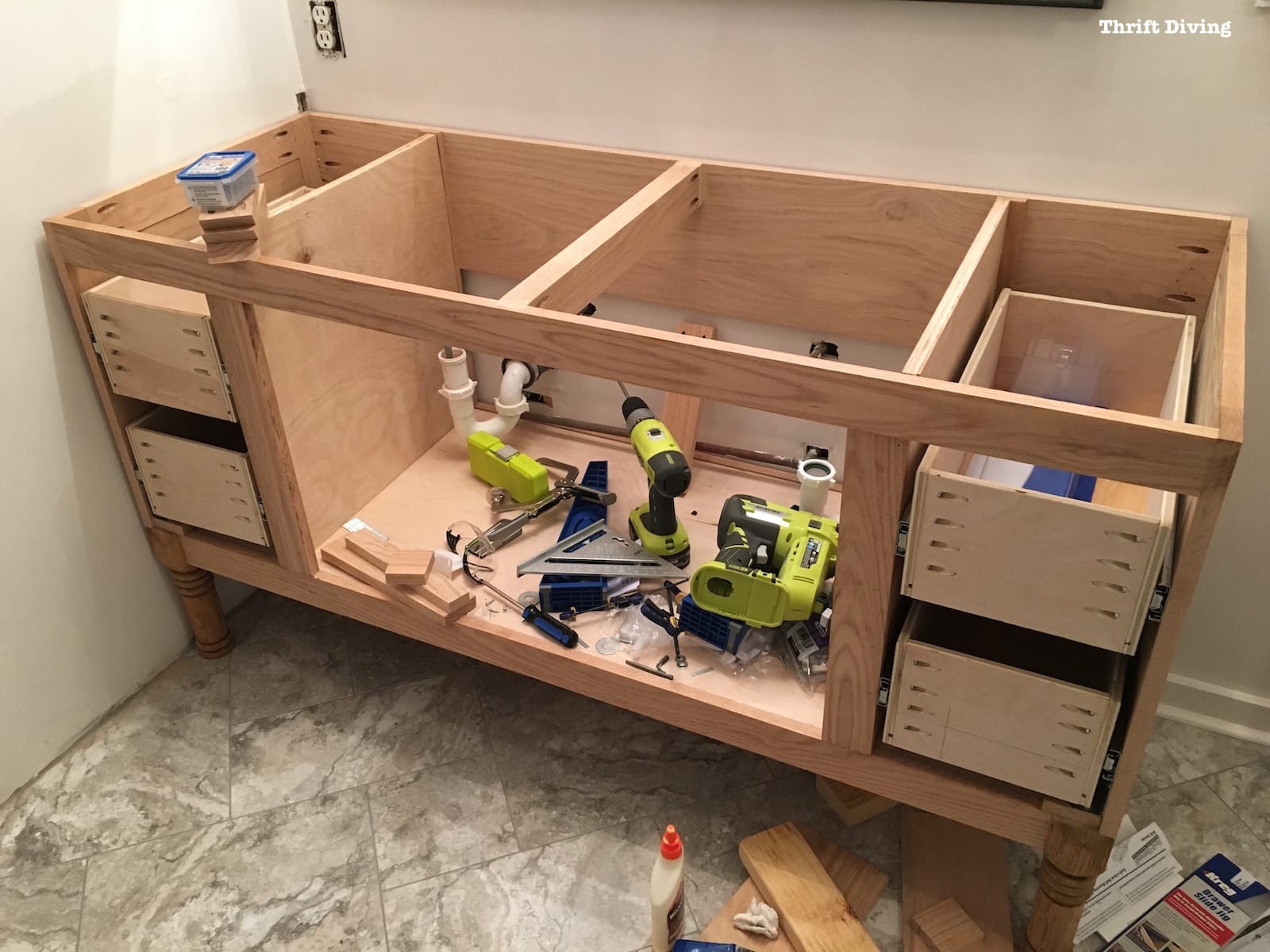 Best ideas about DIY Cabinet Drawer
. Save or Pin Build a DIY Bathroom Vanity Part 4 Making the Drawers Now.