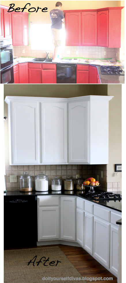 Best ideas about DIY Cabinets Painting
. Save or Pin do it yourself divas DIY How to Paint Over Red Painted Now.