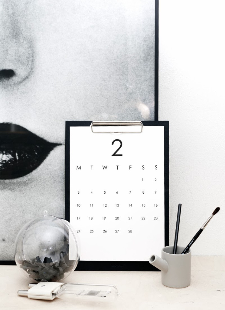 Best ideas about DIY Calendar Printable
. Save or Pin DIY RK Design Printable Desk Calendar – The Well Now.