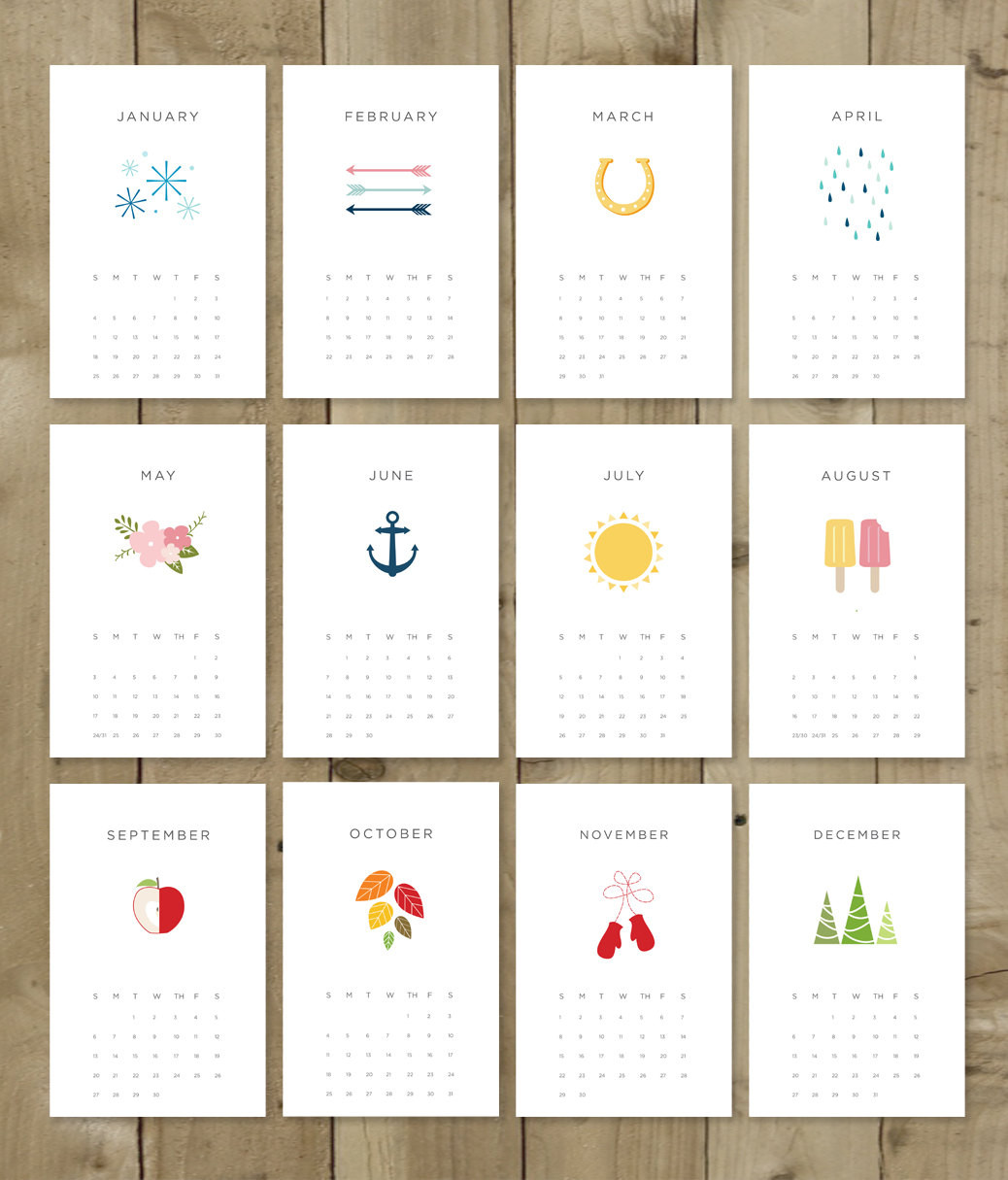 Best ideas about DIY Calendar Printable
. Save or Pin Printable 2017 Calendar PDF Instant Download DIY Vector Now.