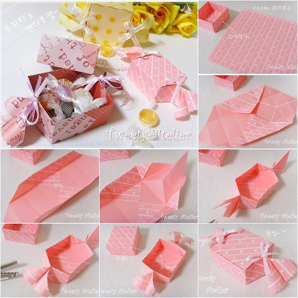 Best ideas about DIY Candy Box
. Save or Pin DIY Candy Shaped Paper Candy Gift Box picture Now.