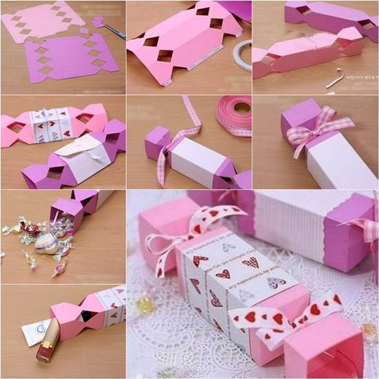 Best ideas about DIY Candy Box
. Save or Pin How to DIY Candy Shaped Gift Box Now.