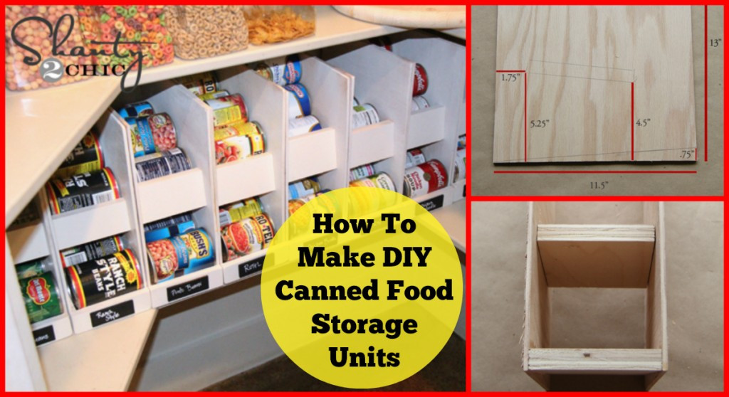 Best ideas about DIY Canned Food Organizer
. Save or Pin DIY Canned Food Storage Now.