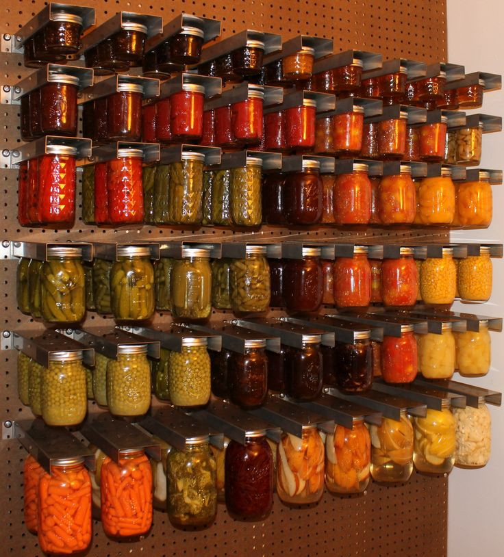Best ideas about DIY Canning Rack
. Save or Pin Summer harvest preserved in jars Mason Jar Storage Now.