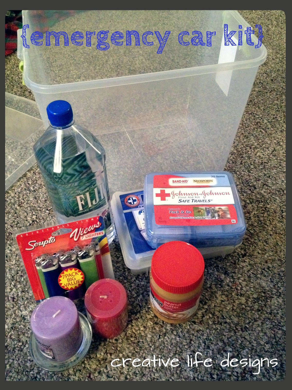 Best ideas about DIY Car Emergency Kit
. Save or Pin creative life designs DIY Car Emergency Kit Now.