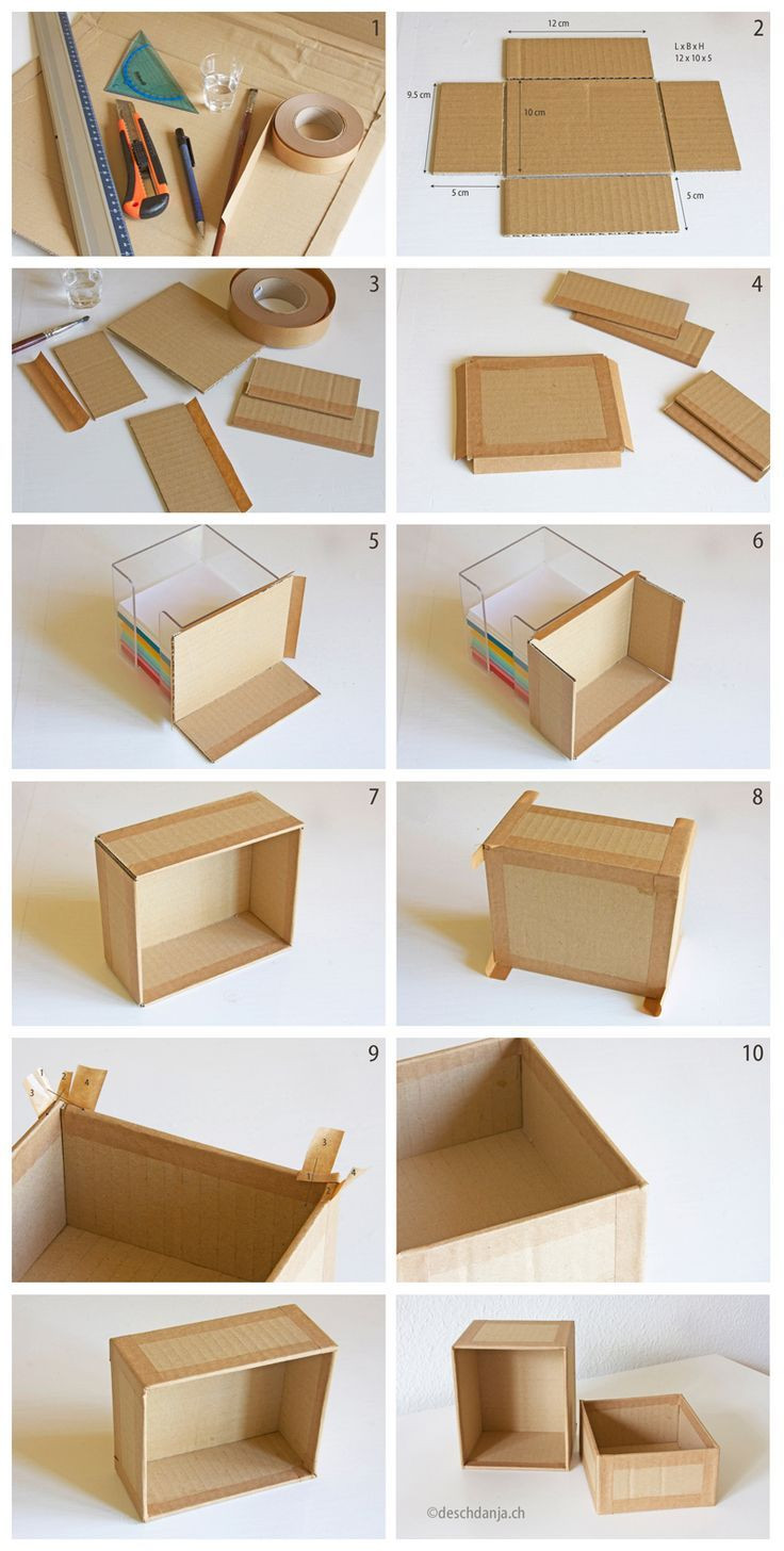 Best ideas about DIY Cardboard Boxes
. Save or Pin How to make your own cardboard box Now.