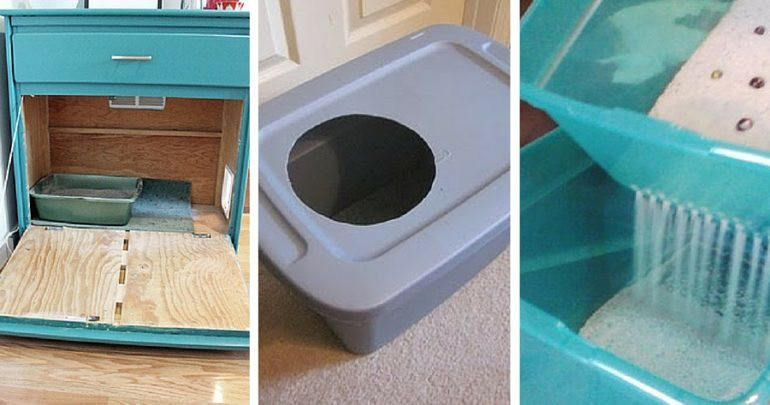 Best ideas about DIY Cat Boxes
. Save or Pin Smart DIY Options for a Cleaner Litter Box Now.