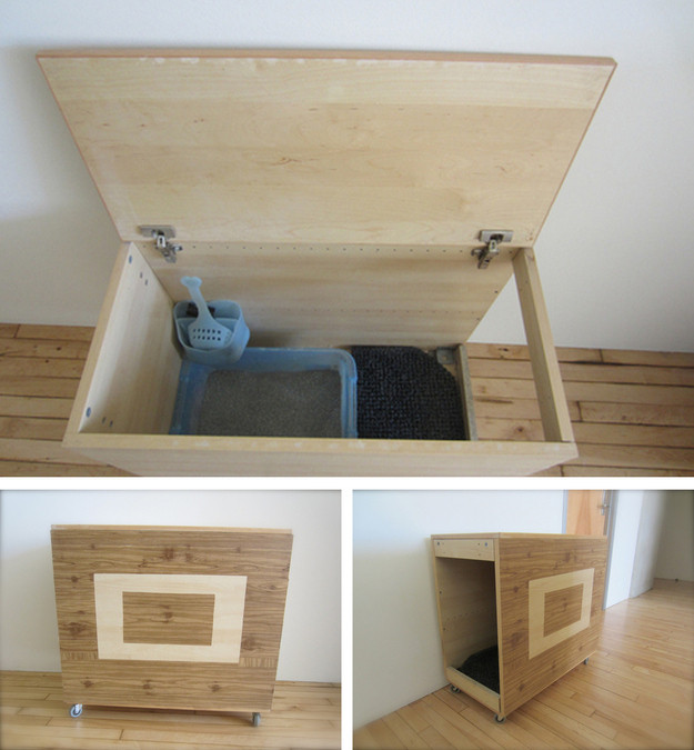 Best ideas about DIY Cat Boxes
. Save or Pin 27 Useful DIY Solutions For Hiding The Litter Box Now.