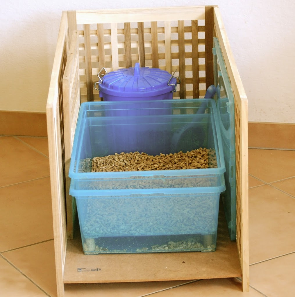 Best ideas about DIY Cat Boxes
. Save or Pin DIY wood pellet litter box Now.