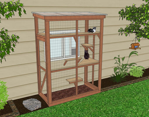 Best ideas about DIY Cat Enclosures Plans
. Save or Pin DIY Catio Plan The HAVEN™ Catio Plans with 3x6 and 4x8 Now.