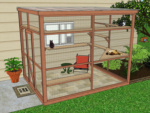 Best ideas about DIY Cat Enclosures Plans
. Save or Pin DIY Catio Plan The Sanctuary™ Catio Plans with 6x8 and Now.