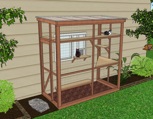 Best ideas about DIY Cat Enclosures Plans
. Save or Pin DIY Catio Plan The HAVEN™ Catio Plans with 3x6 and 4x8 Now.