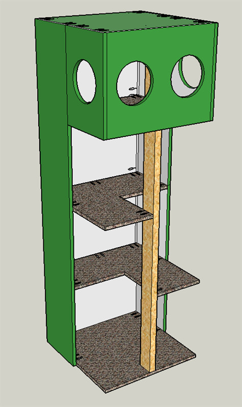 Best ideas about DIY Cat Tower Plans
. Save or Pin Cat Tree House buildsomething Now.