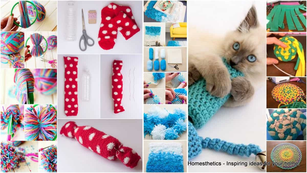 Best ideas about DIY Cat Toys
. Save or Pin 47 Brilliant Easy Homemade DIY Cat Toys for Your Furry Friend Now.