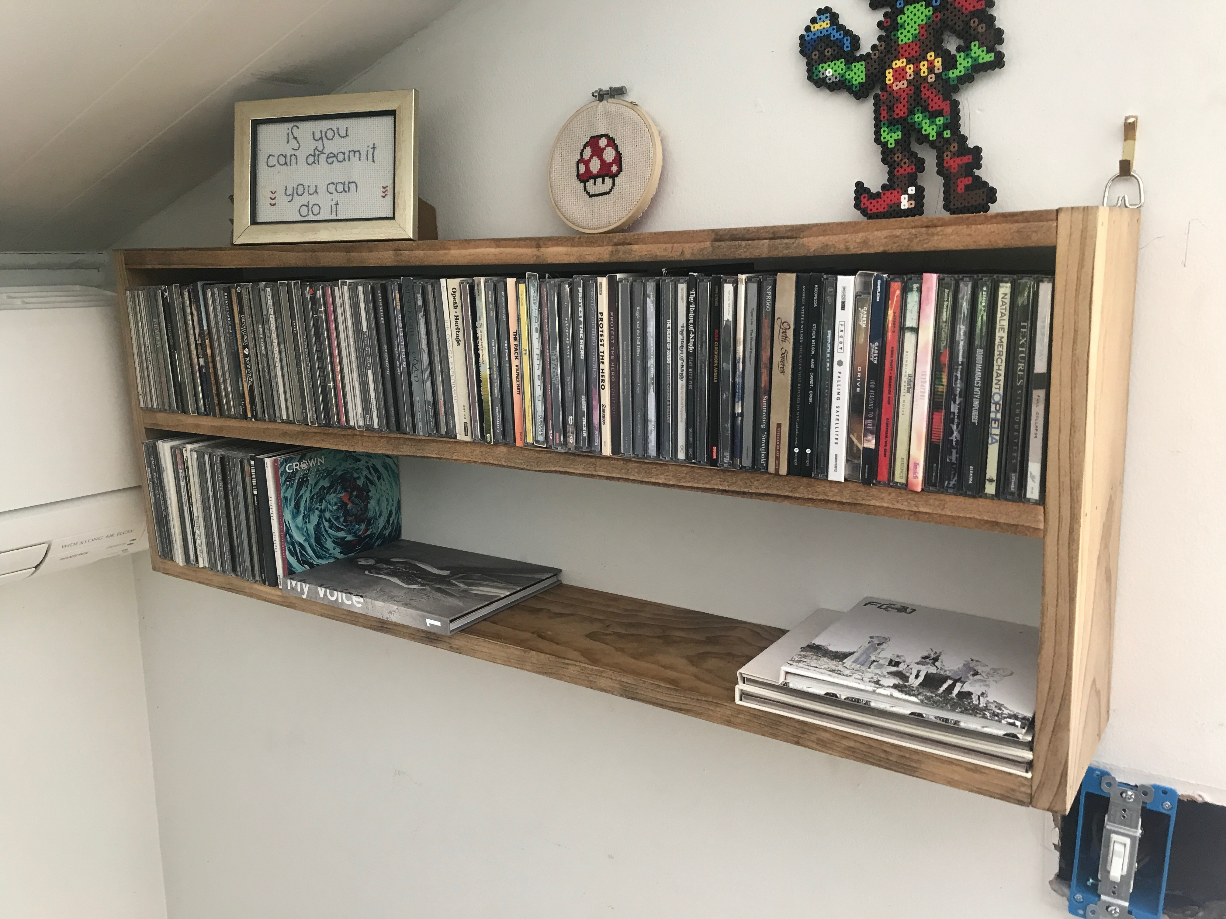 Best ideas about DIY Cd Storage
. Save or Pin DIY CD Wall Rack Now.