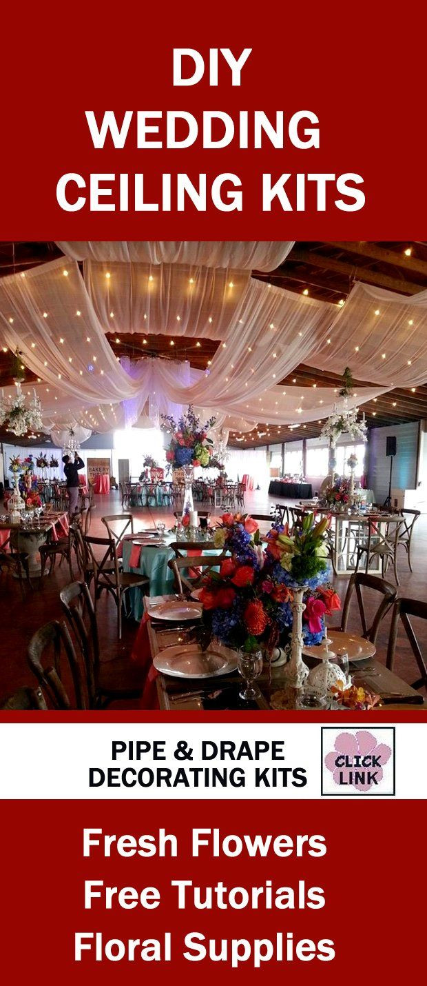 Best ideas about DIY Ceiling Draping Kit
. Save or Pin ding flowers and reception ideas wedding Now.