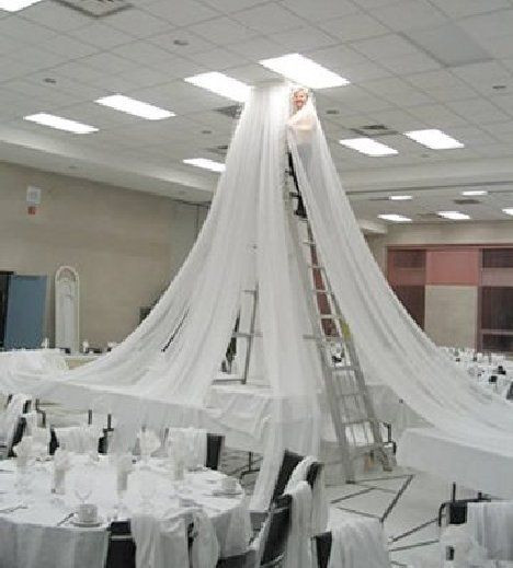 Best ideas about DIY Ceiling Draping Kit
. Save or Pin Wedding Ceiling Decor Draping Kits wedding flowers and Now.