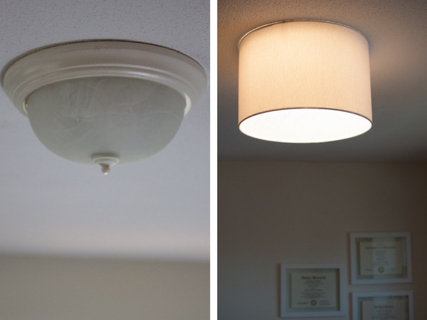 Best ideas about DIY Ceiling Fan Light Covers
. Save or Pin Round Up 6 Ways to Cover Ugly Ceiling Light Fixtures Now.