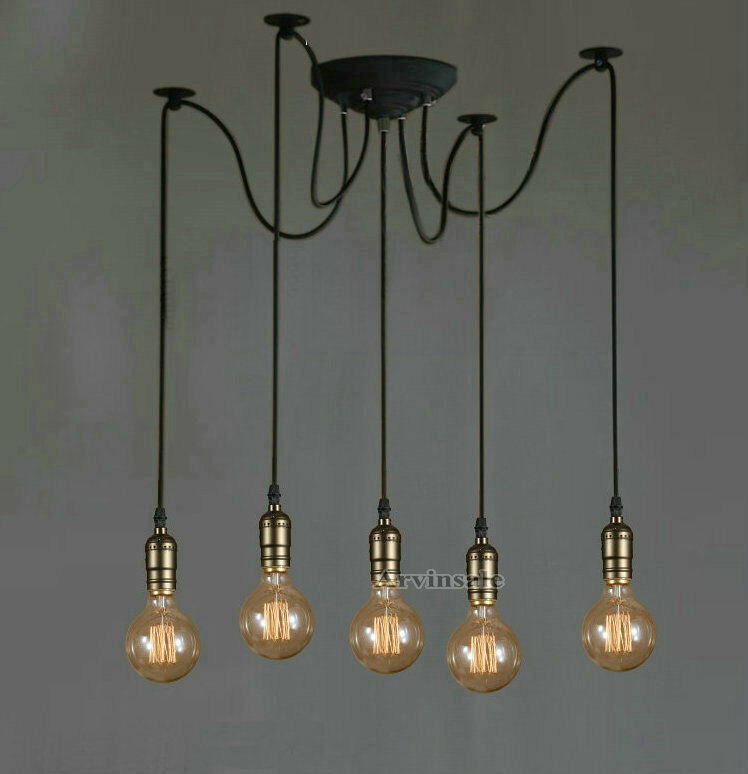 Best ideas about DIY Ceiling Light Fixtures
. Save or Pin Loft Retro DIY Industrial Pendant lamp Ceiling light Now.