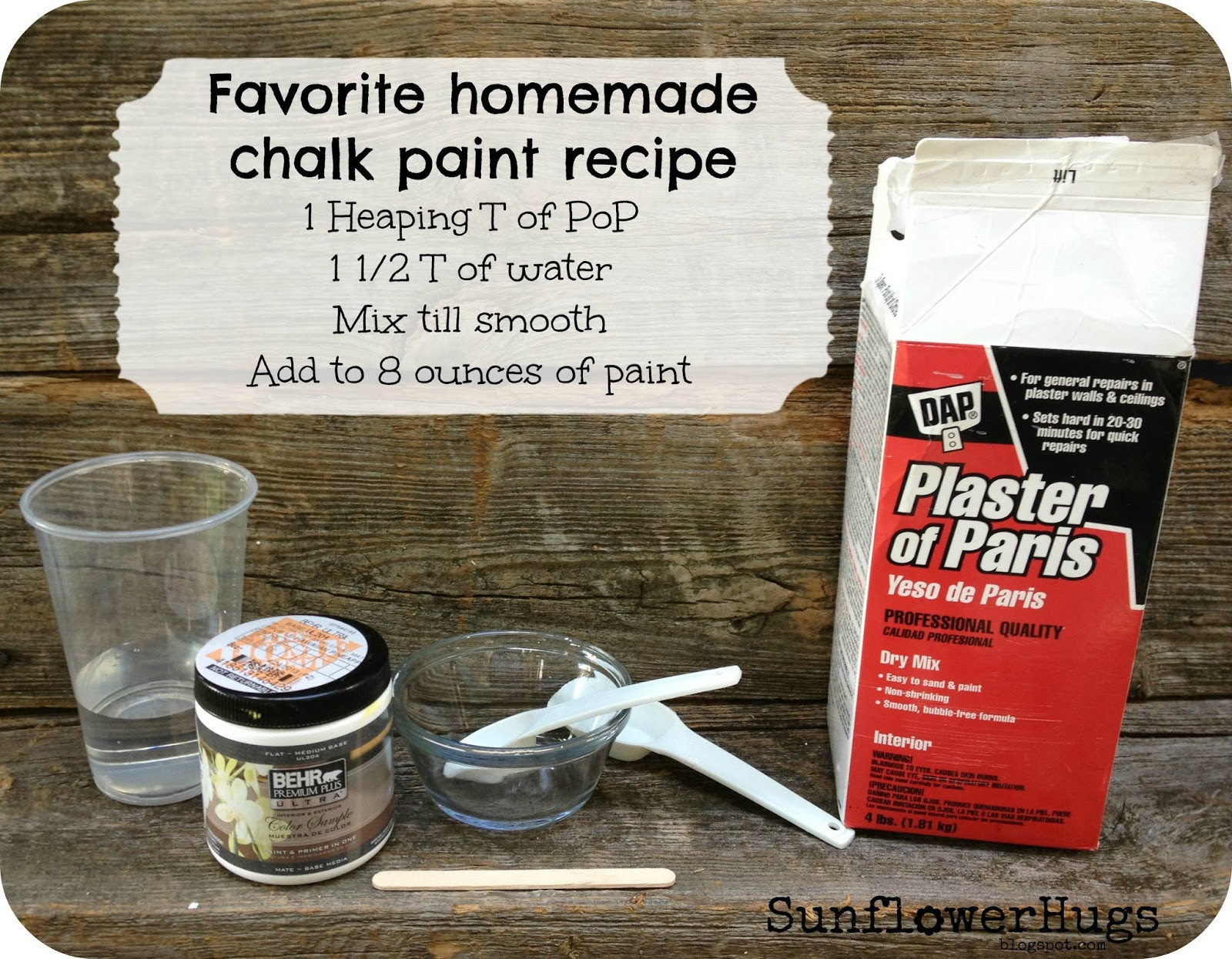 Best ideas about DIY Chalk Paint
. Save or Pin SunflowerHugs My Version of DIY Chalk Paint Now.