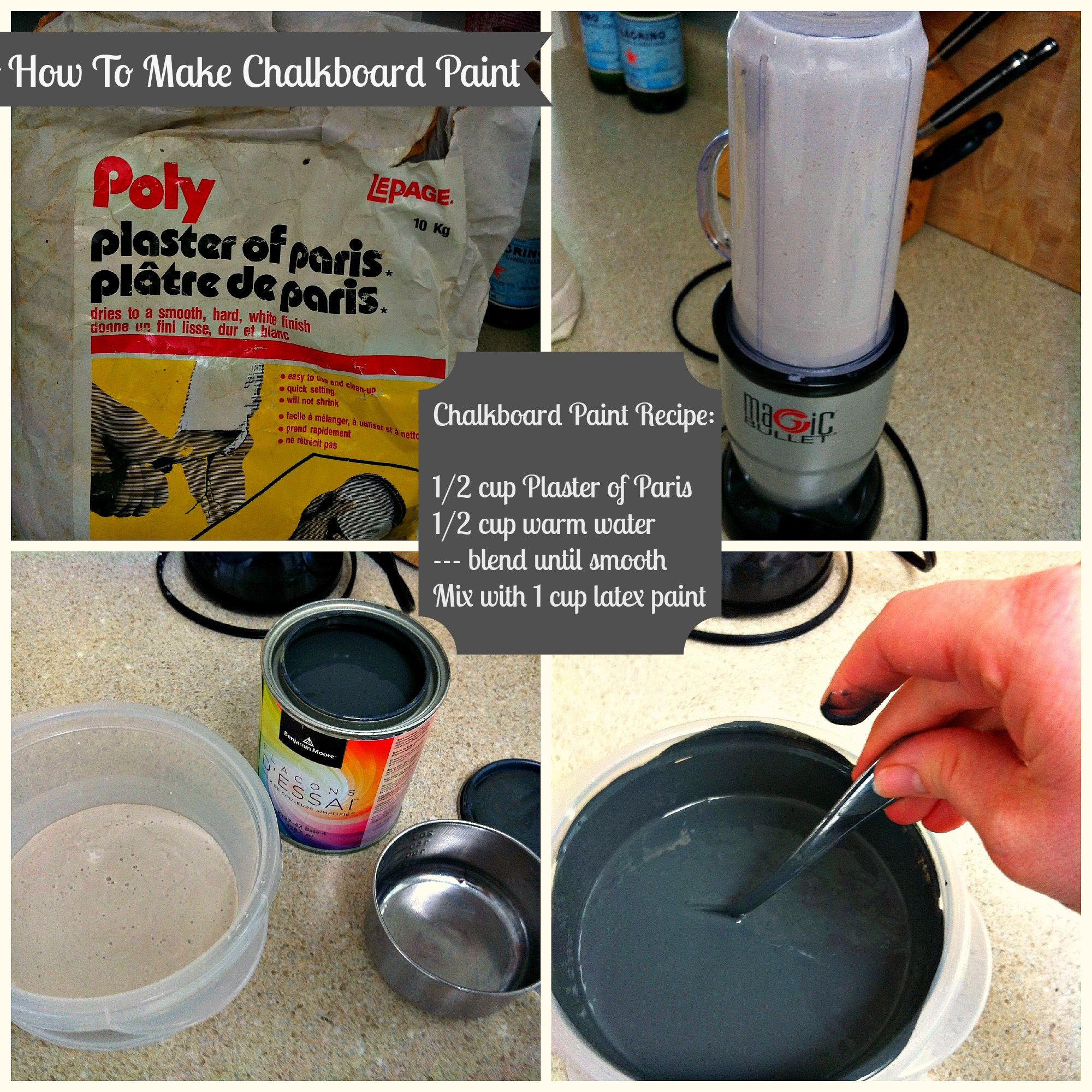Best ideas about DIY Chalk Paint
. Save or Pin DIY Chalkboard Paint Epic Failure Turned Sweet Success Now.